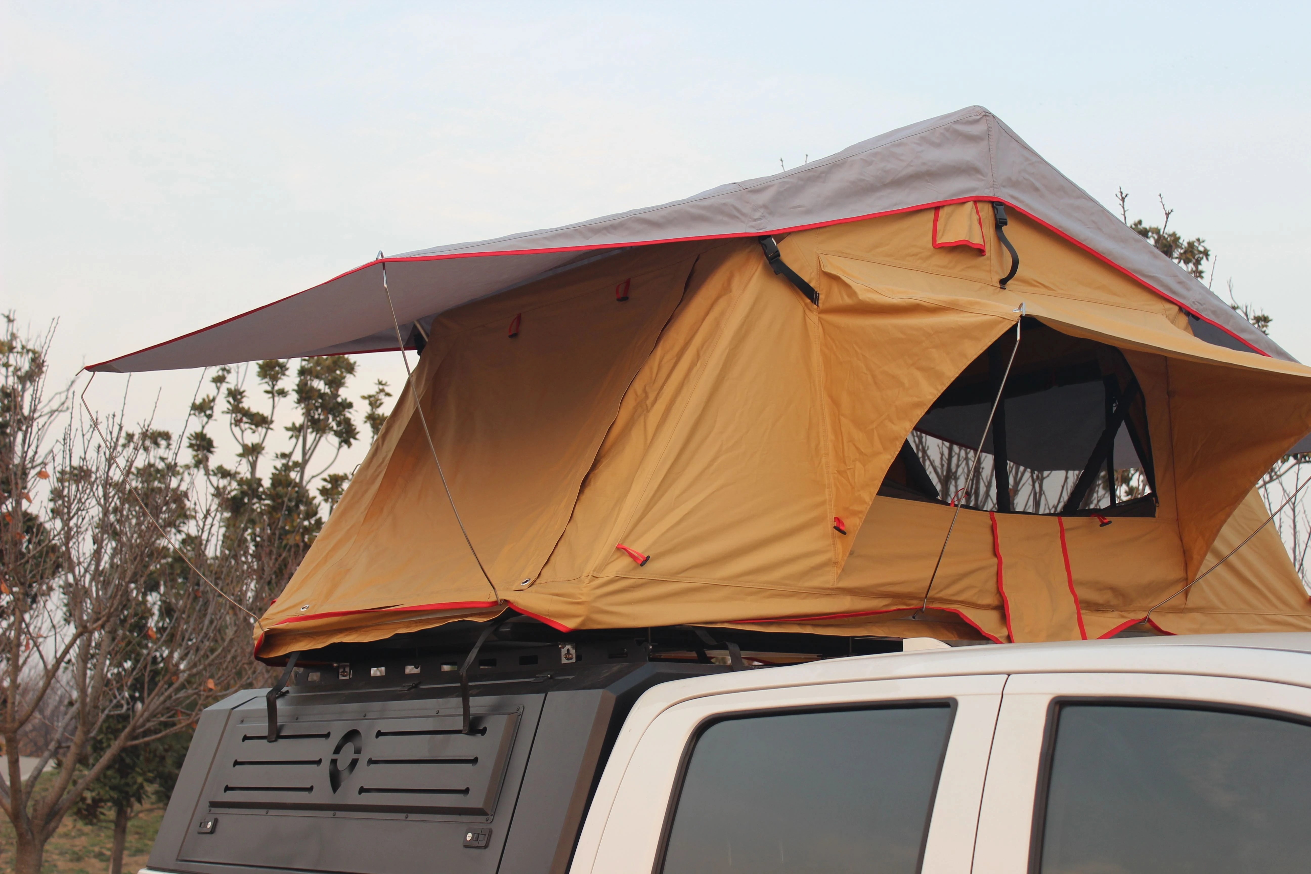 Portable Waterproof Car Roof Rack Foldable Camping Tent for Truck and Car Roof Outdoor Camping